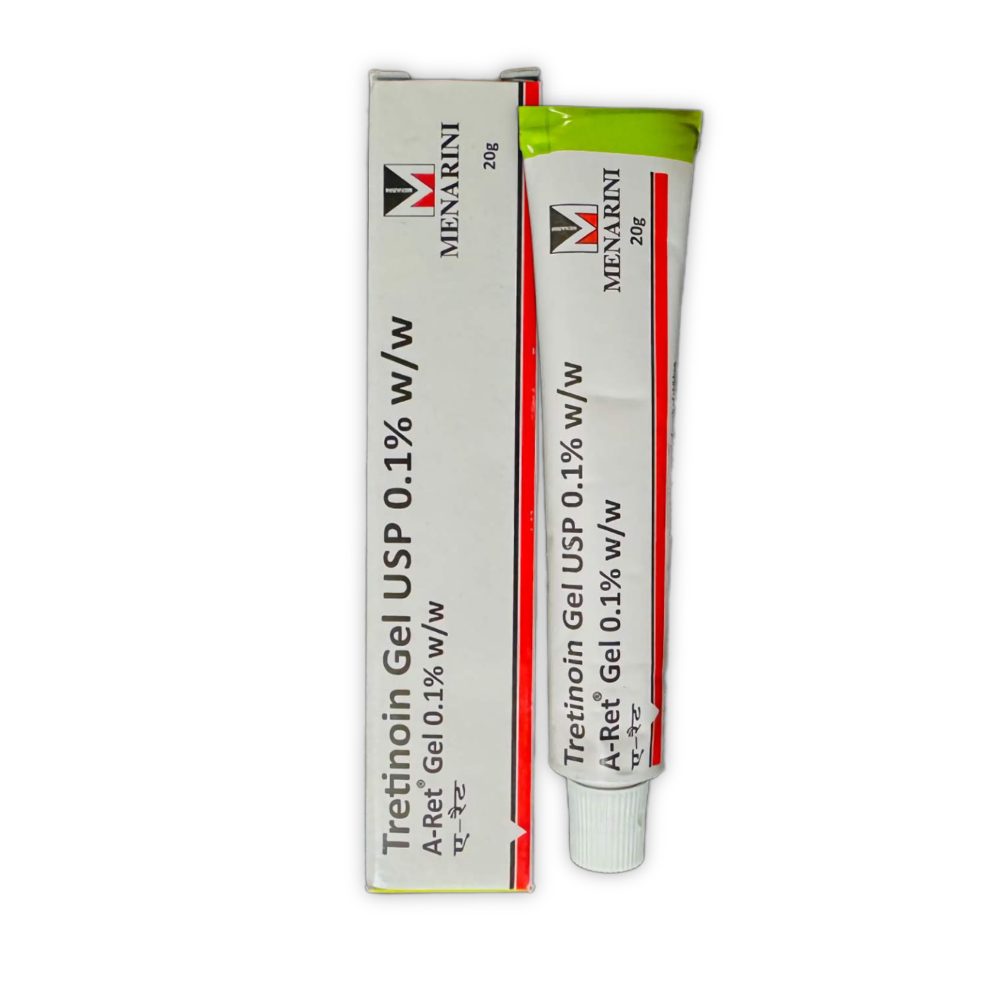 A-Ret 0.1% Tretinoin Gel – Strong Retinoid for Acne & Texture