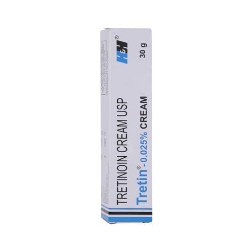 Tretin 0.025% Cream (Tretinoin) – Recommended Retinoid for Acne & Anti-Aging