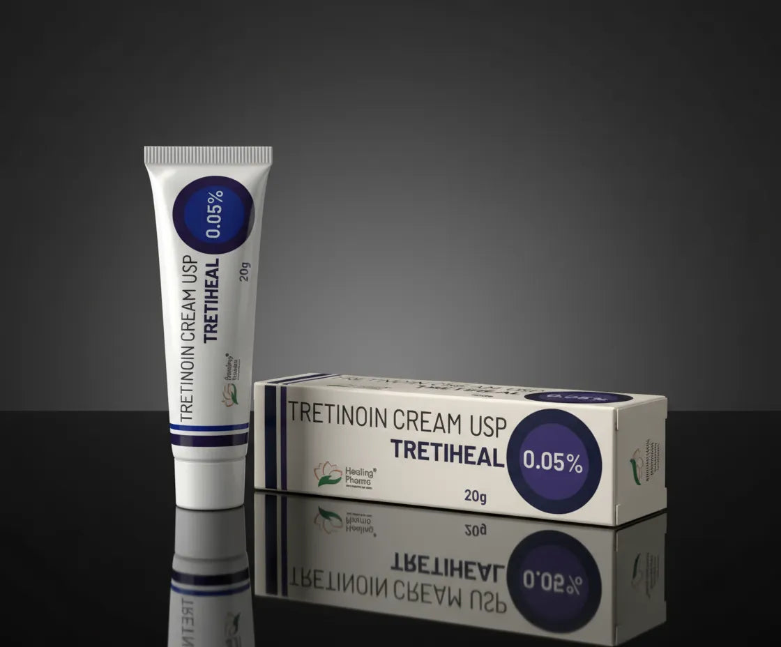 Tretinheal Tretinoin Cream  0.05% – Effective Acne & Texture Treatment AU