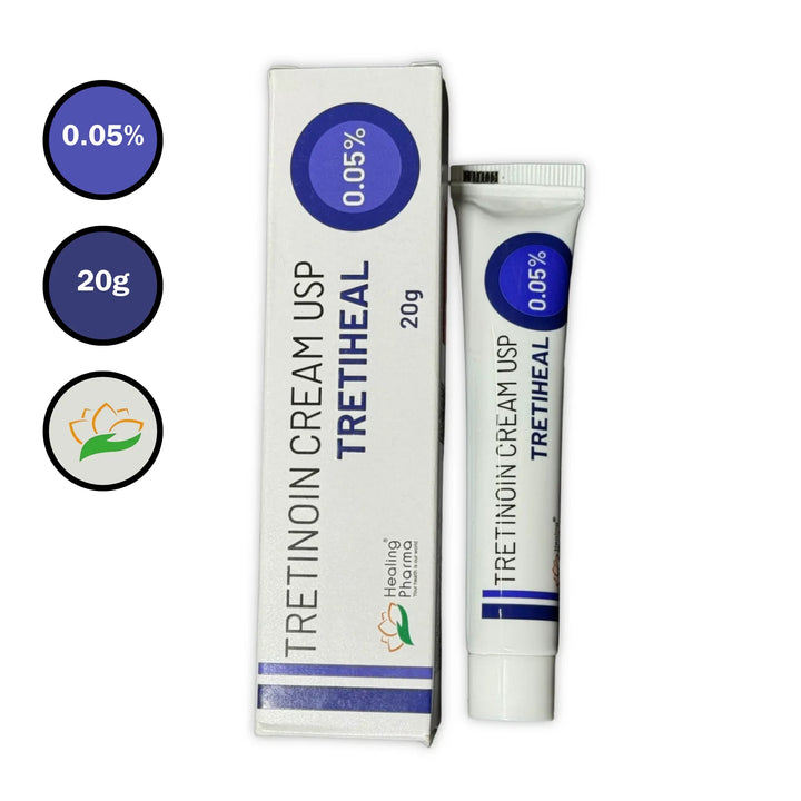Tretinheal Tretinoin Cream  0.05% – Effective Acne & Texture Treatment AU
