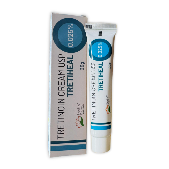 Tretinheal 0.025% Cream – Retinoid for Clearer, Younger-Looking Skin